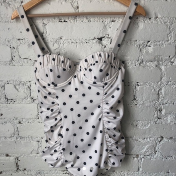 Saks Potts Polka Dot Swim - Picture 1 of 2